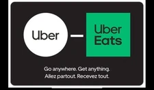 $200 Uber / Uber Eats Physical Gift Cards with Activation Receipt