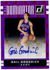 2016-17 Donruss Hall Dominator Signatues #27 Gail Goodrich  #15/25