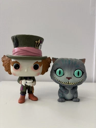 Funko Pop! Vinyl: Disney Cheshire Cat #178 and Mad Hatter #177