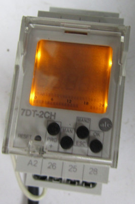  ATC AUTOMATIC TIMING & CONTROLS 7DT-2CH TIMER, 7-DAY TIMER, 2 OUTPUTS 16A AC