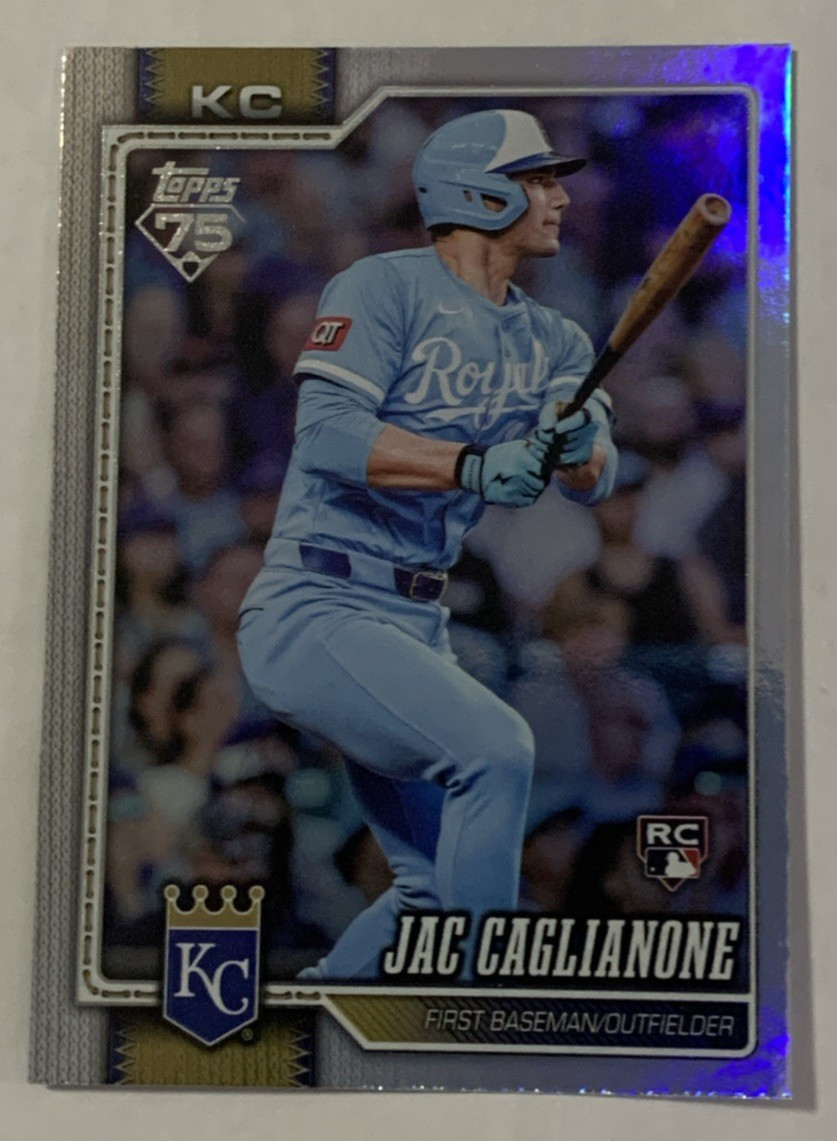 2026 Topps Rookie Rainbow Foil Jac Caglianone Kansas City Royals #138