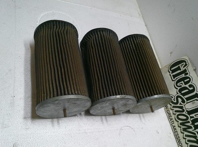 (3) Snowmobile Engine Large Pod Air Filter Set Race Triple SkiDoo Polaris Cat