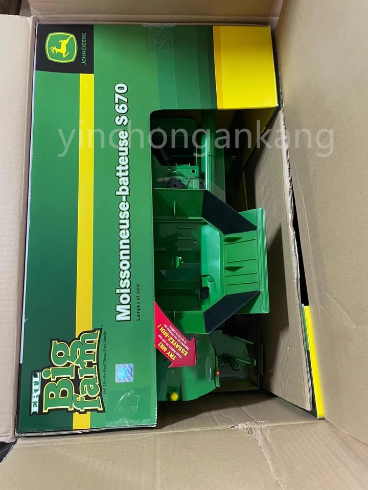 1:16 Scale ERTL Big Farm John Deere S670 Combine - Image 3 of 4