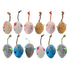 12pcs Mice with Catnip Cat Toy Mouse Stuffed Animal Mouse Catnip Toy for Cat