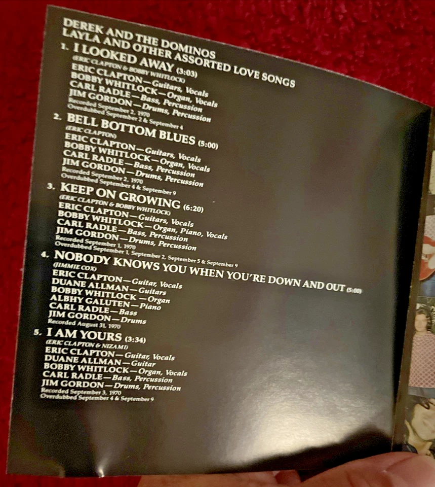 Derek and the Dominos Layla CD 20th Anniversary Edition Vintage 90's Collectible - Image 3 of 4