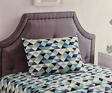 My World Twin Geometric Easy Care 3 Piece Sheet Set