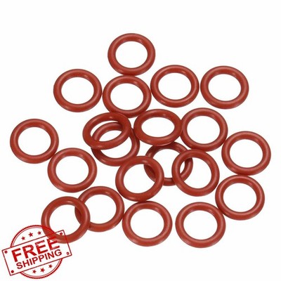 HARFINGTON O-Ring Red 12x8x2mm 20Pcs