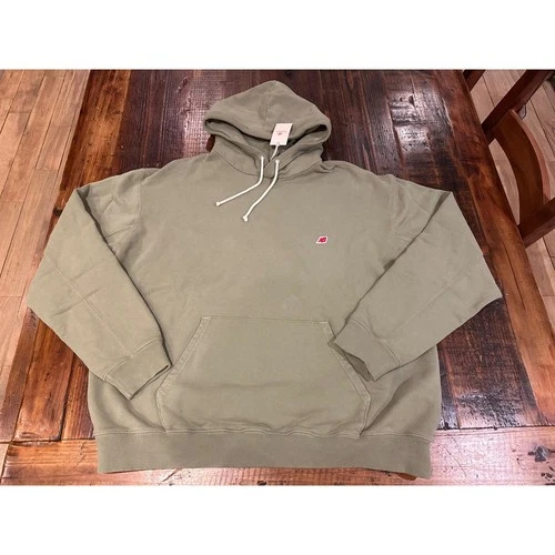 New Balance Made in USA SSNL Hoodie Olive Green MT43547 Mens XL NWT