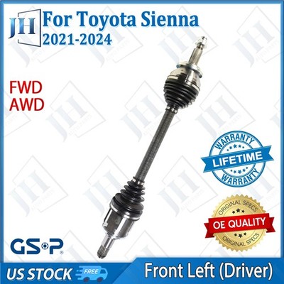 OE Front Left Driver CV Axle Shaft For 2021 2022 2023 2024 Toyota Sienna FWD AWD