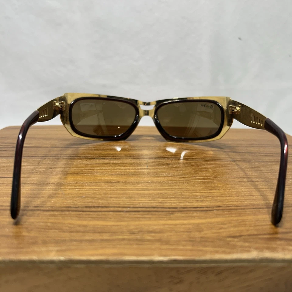 Vintage Black Flys Hi Fly Dorado-Tortuga/Marrón Polarizado Foto 3 de 4