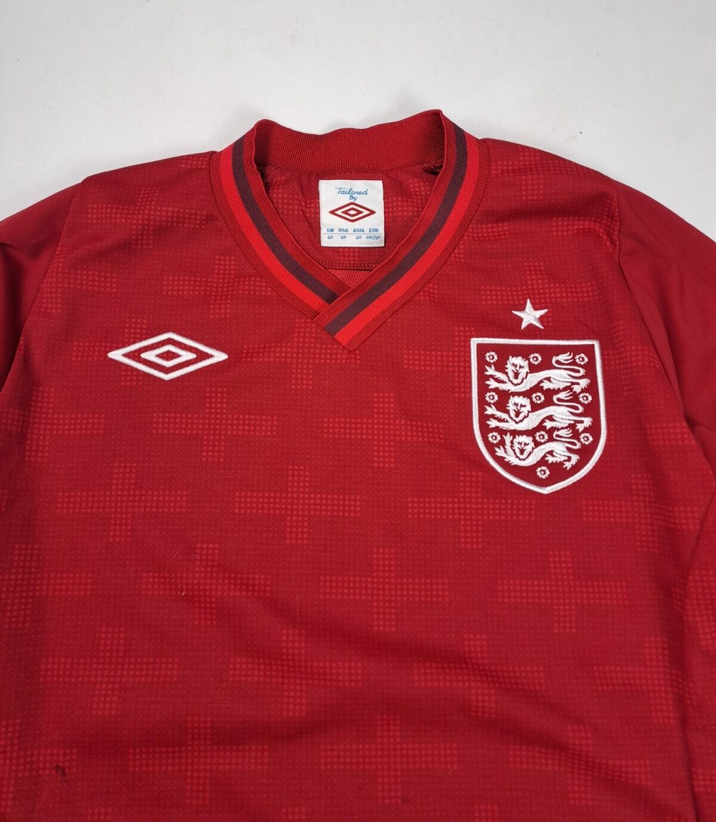 値下中！イングランド代表公式Umbroレッドシャツ umbro イングランド代表 12/13 ユニフォーム ホーム 半袖