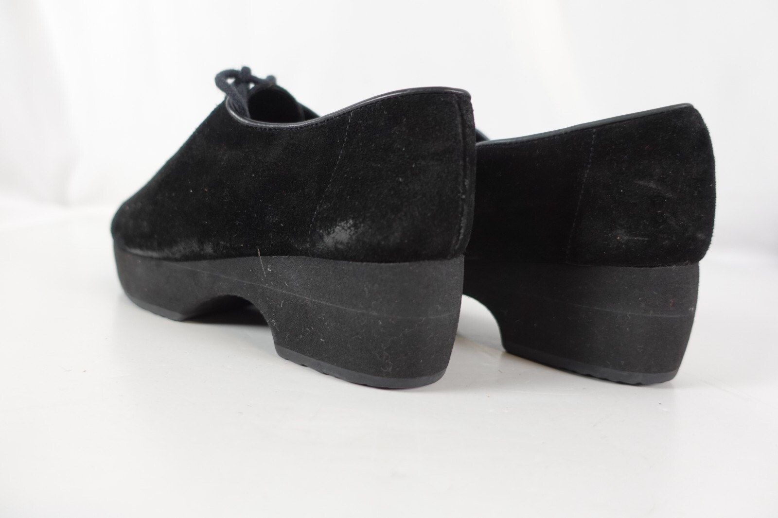 SAINT LAURENT Scarpe stringate YSL donna pelle scamosciata casual taglia 7 5 nere Italia Oxford