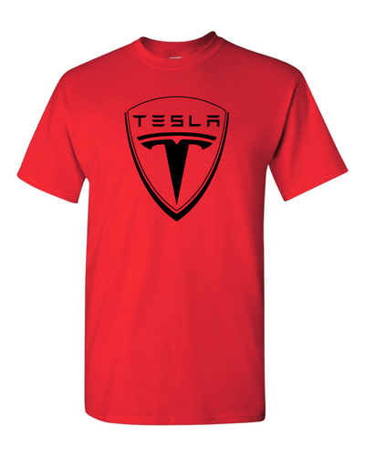 Tesla Emblem T-Shirt - All Colors + Design Colors + Sizes S-5XL & Youth Kids - Picture 7 of 11