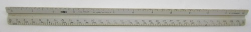 Alvin No. 110P Precise Triangle Architect Drafting Scale Ruler West ...