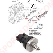 Fuel Injection High Rail Pressure Sensor for Genesis G80 G70 G90 Sonata Optima