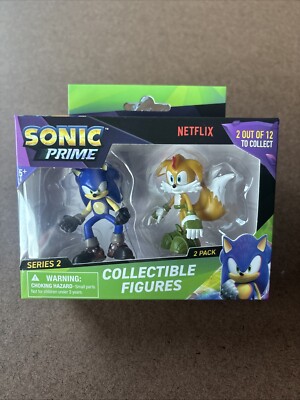SONIC PRIME SERIES 2 SONIC & MILES COLLECTIBLE FIGURES 2 PACK