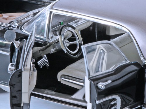 (Rare) Sun Star 57 Black/Silver Cadillac Eldorado Brougham 1:18 Die Cast-No Box - Picture 16 of 19