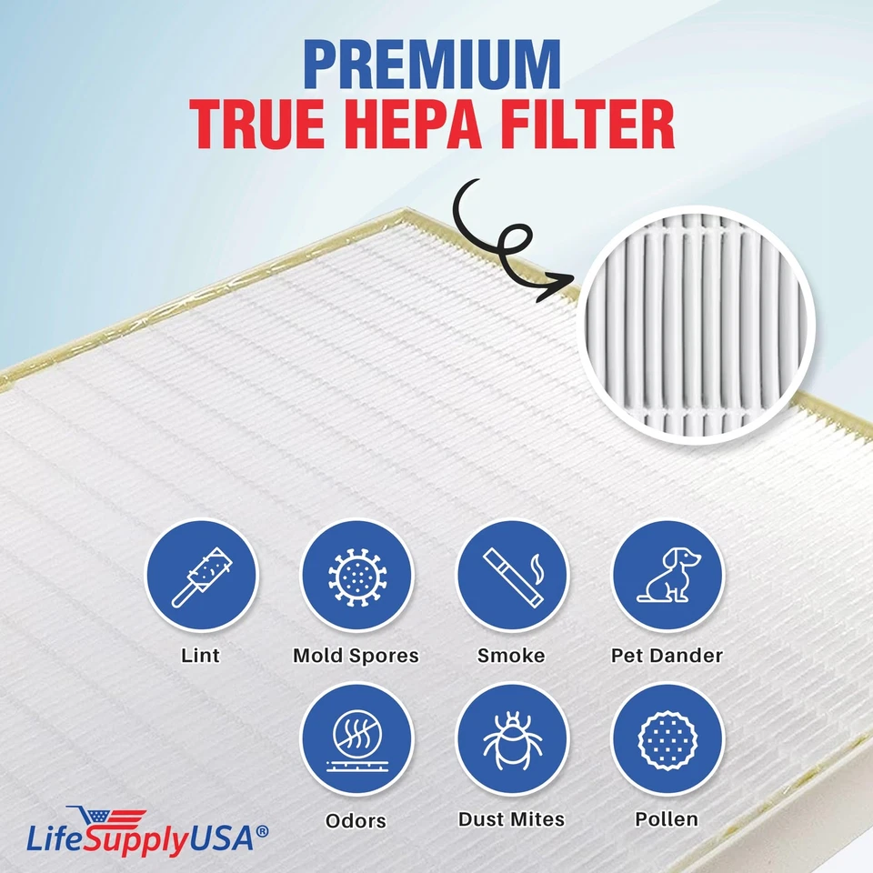 Filtro Filtro Purificador de Aire True HEPA 1183054K Compatible con Whirlpool Foto 4 de 4