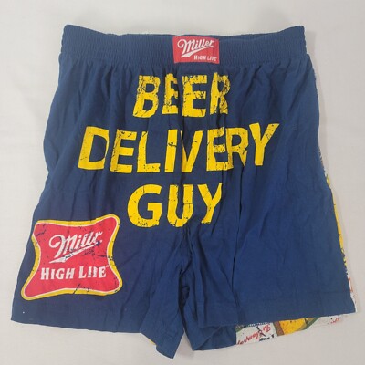 Miller High Life Beer Delivery Guy Men's Boxers Boxer NOS 2006 New Size SMALL S