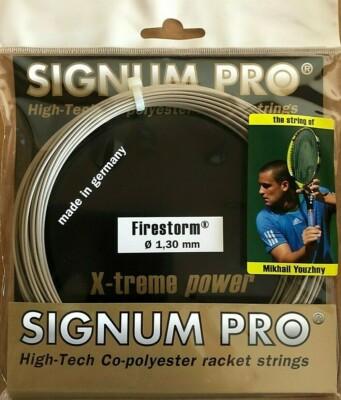 Signum Pro FIRESTORM Tennis String 1.30mm Made in Germany (Set - 40ft.) 