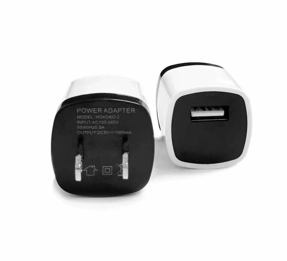 LOTE 100X Adaptador de Corriente USB Cargador de Pared para el Hogar Enchufe de EE. UU. Para iPhone 5 6S 7 Plus Foto 3 de 3