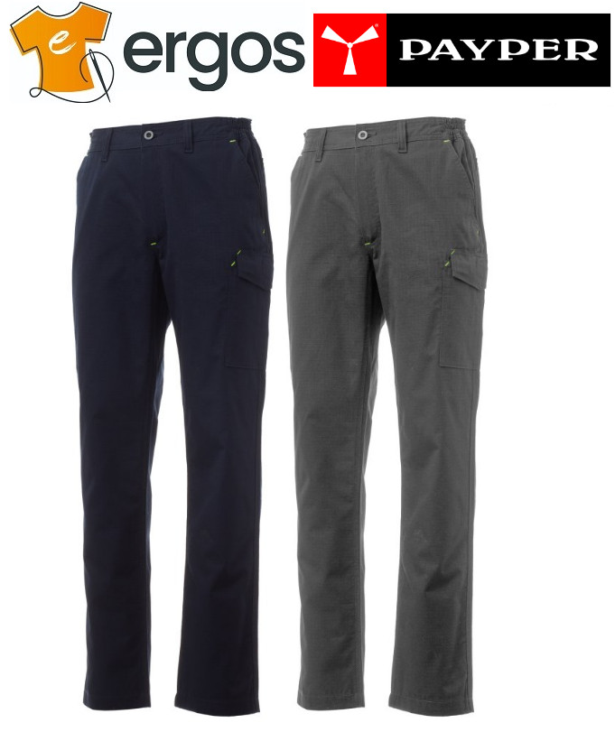 Payper POWER SUMMER Pantalone da Lavoro Uomo Estivi Tasconi ai Lati 100% Cotone
