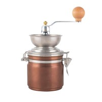 La Cafetiere Copper-Finish Stainless Steel Hand Coffee Grinder