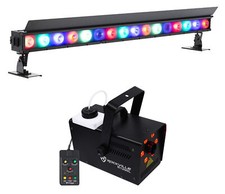 American DJ ElectraPix Bar 16 Wireless DMX RGBAL UV IP65 Wash Light Bar Fogger
