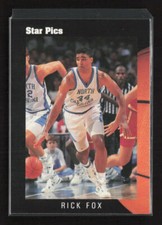 1991 Star Pics #69 Rick Fox North Carolina Tar Heels