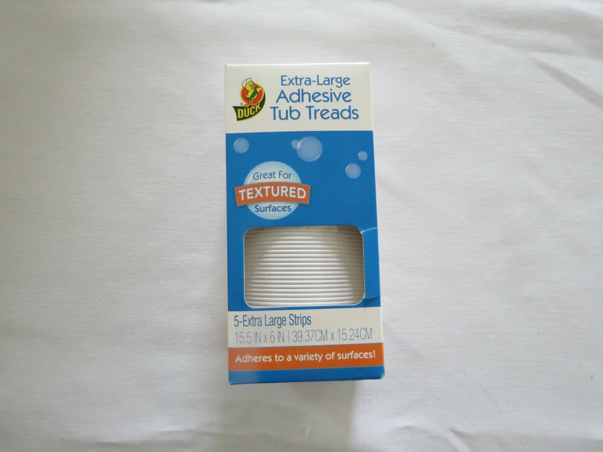 Duck Brand Adhesive Plastic Bathtub Treads, White, X (18 , 45 OFF