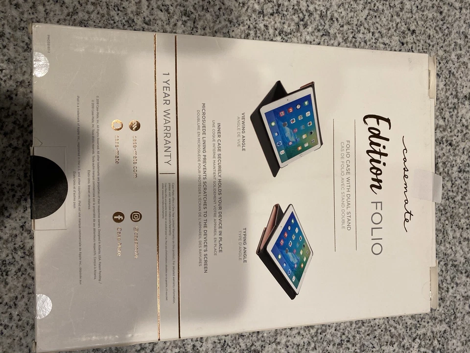 Case-Mate Edition Folio Case for Apple iPad Pro 11-inch (2018) - Rose Gold - NEW - Image 2 of 4