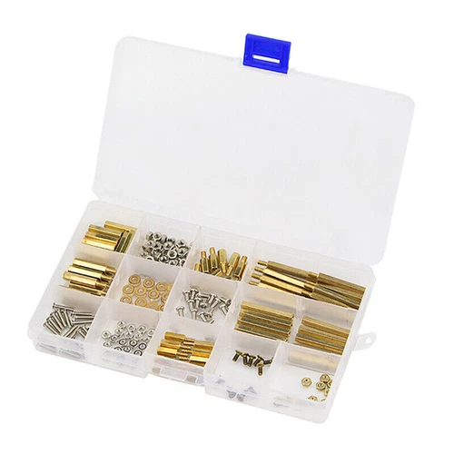 Durable Stainless Brass Screws Kit M2.5 M3 Nuts for Raspberry Pi 4 Model B/3B+