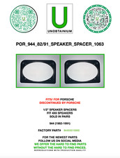 Fitsfor Porsche 944 1982-1991 12 Speaker Spacers For 4x6 Speakers