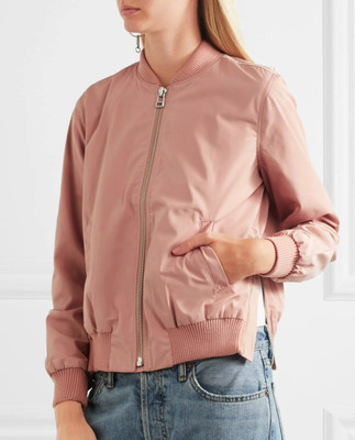 madewell side zip bomber jacket