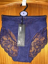 Ladies Knickers Pants Size 8 New Tags Rosie Autograph Blue Marks & Spencer’s