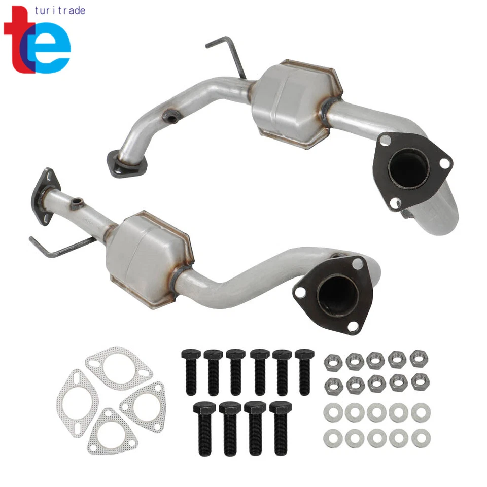 For 1998-2002 Isuzu Rodeo 3.2L Two Catalytic Converters Aluminized Steel - Изображение 2 из 4