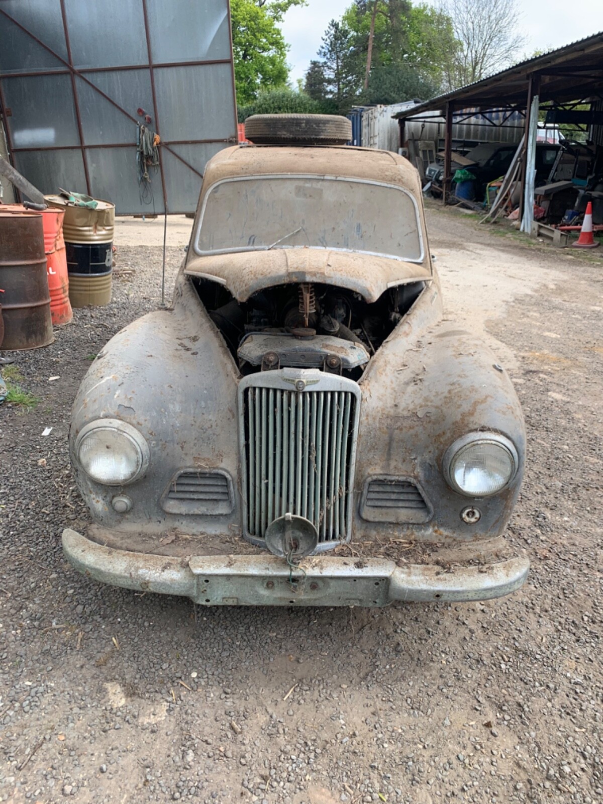Image 1 - Talbot sunbeam 90 in hibernation since 1972 genuine barn find restoration