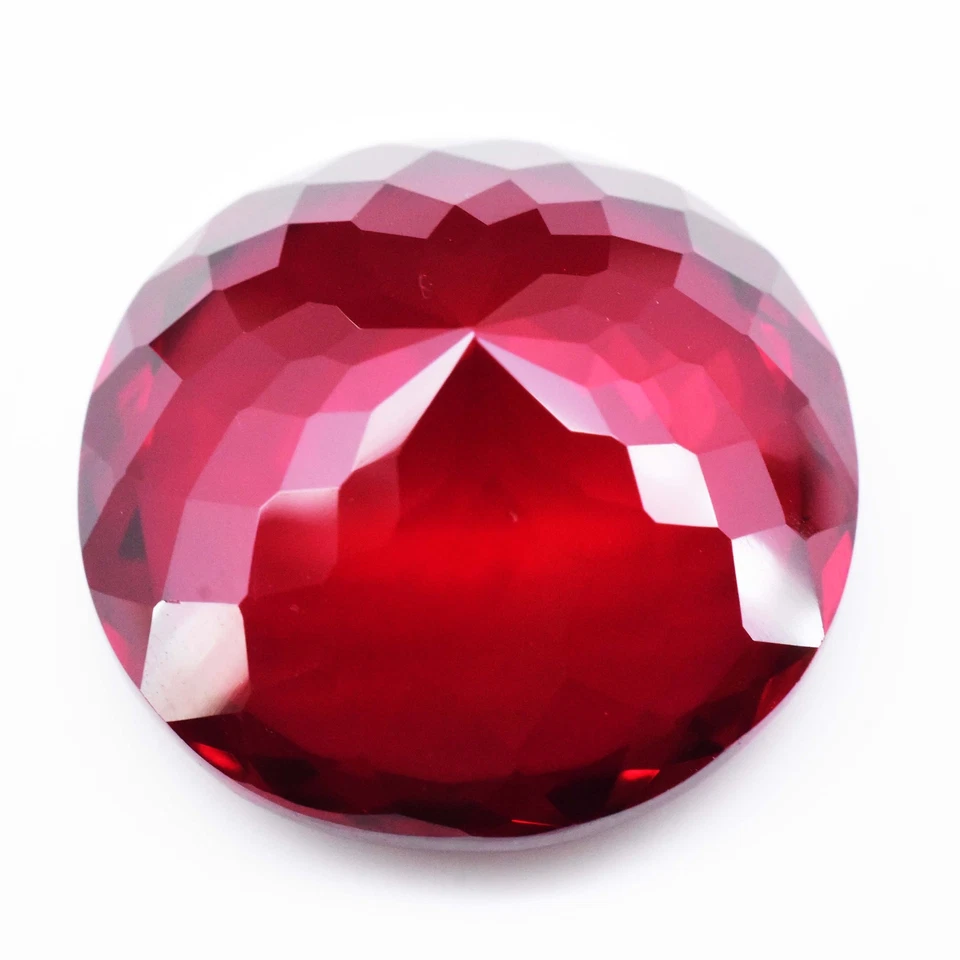 Feurige Eleganz 51,15 Ct Mosambik Pyrop Granat Rund Edelstein - Bild 4 von 4