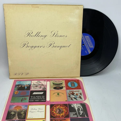 Rolling Stones Beggars Banquet 1968 Original Vinyl LP "AUDIO MATRIX" 60s Rock