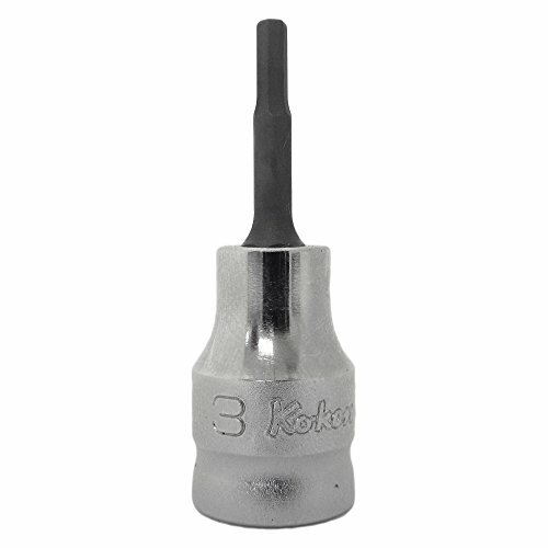 Koken Z-Eal 38 9.5Mm Sq. Hex Bit Socket Full-Length 50Mm 3Mm 3010Mz.50-3