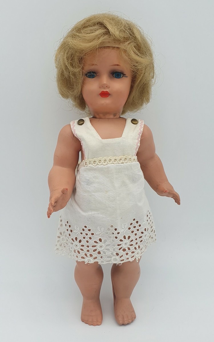 Superbe Poupée Bella SGDG Rhodoïd , ancienne , 35 cm Etat