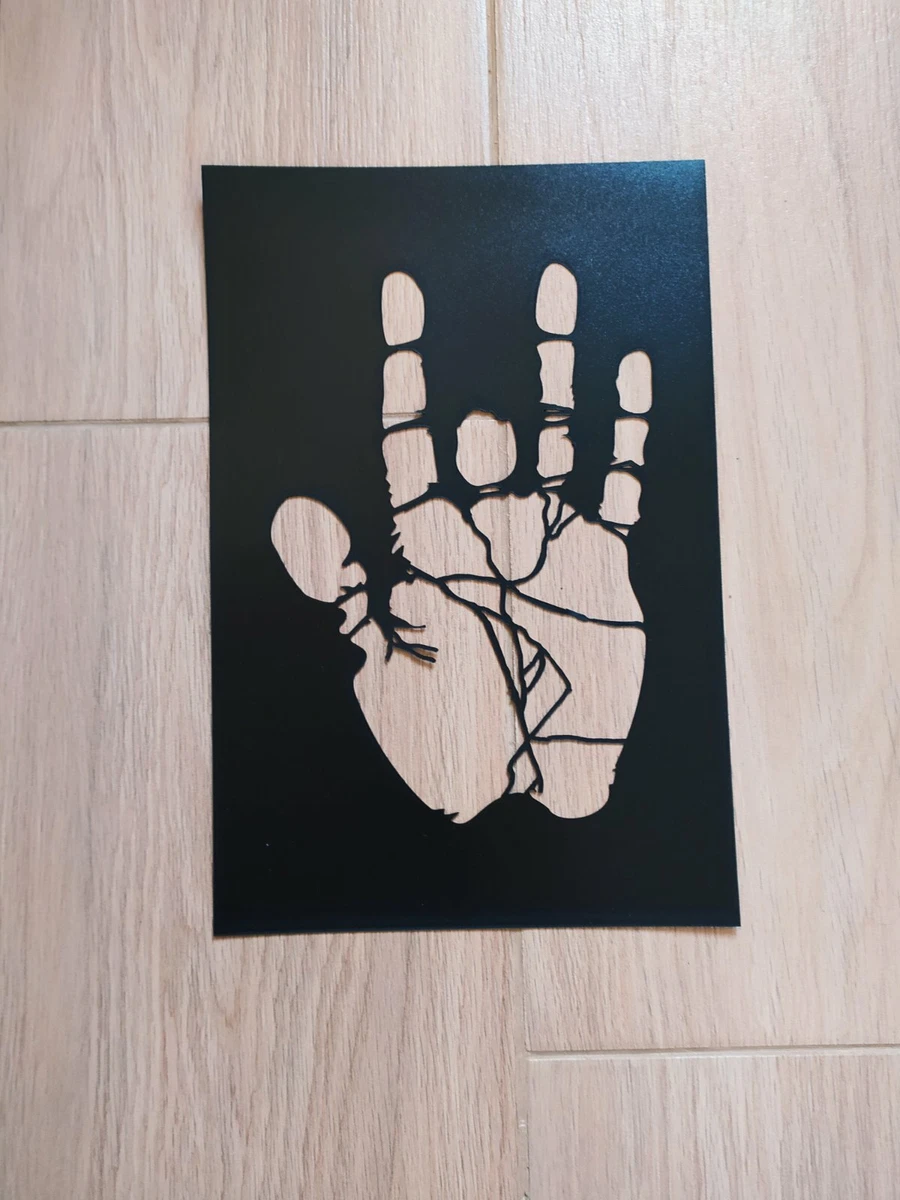 Jerry Garcia Hand Stencil Reusable craft stencils for painting fan art