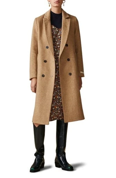 Scotch & Soda Tailored Wool-blend Double breasted coat Women