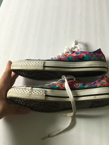 Zapatos con cordones Converse All Star 352978F para jóvenes talla 3 multicolores corte bajo - Imagen 8 de 11