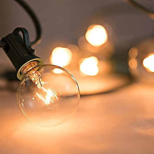 G40 Replacement Light Bulbs, 120V 5W Clear Globe Bulb, E12 C7 Candelabra Base... - Picture 5 of 9