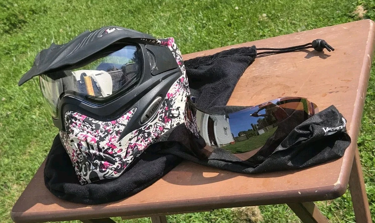 Masque Xray de protection paintball noir - Armurerie Respect The Target