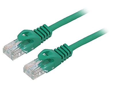 PCU5-10CC-0750-G Patch cord U/UTP 5e Line CCA PVC grün 75m 26AWG Adern: 8 LANBE