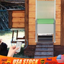 Automatic Chicken Coop Door Solar Powered w/ Light Sensor/ Remote Control/ Timer