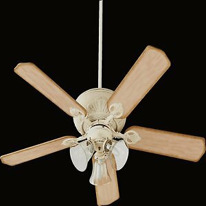 Quorum Lighting Chateaux 52 Ceiling Fan Persian White Finish