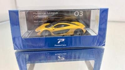 Postercars 1:64 McLaren P1 Volcano Yellow in Box Mint #3